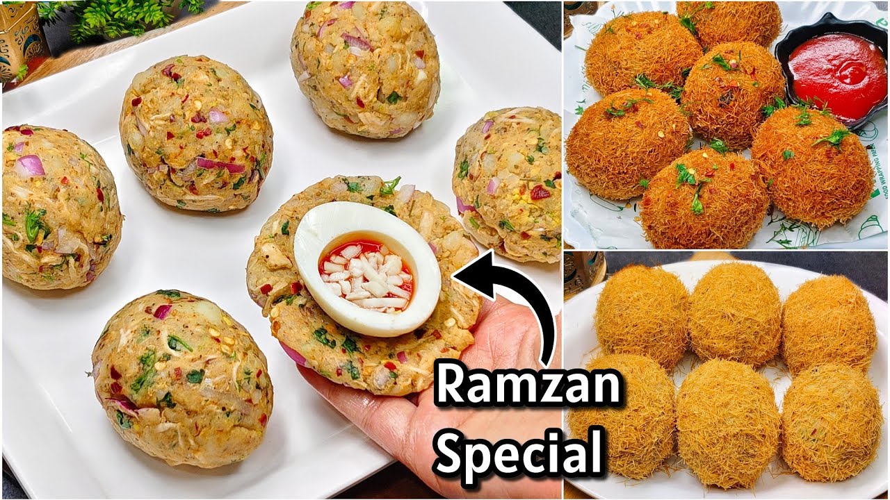 Iftar Special Recipes | Crispy and Crunchy Chicken Egg Kabab Recipe | Ramzan Special Iftar Recipes