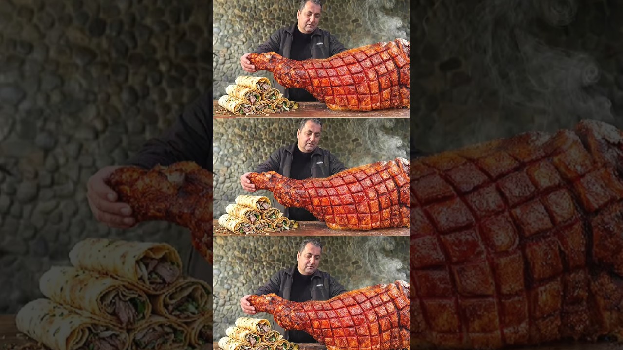 Ramzan recipe! The Juiciest Beef Shawarma!  #beefsteak #cooking #wilderness #outdoorcooking