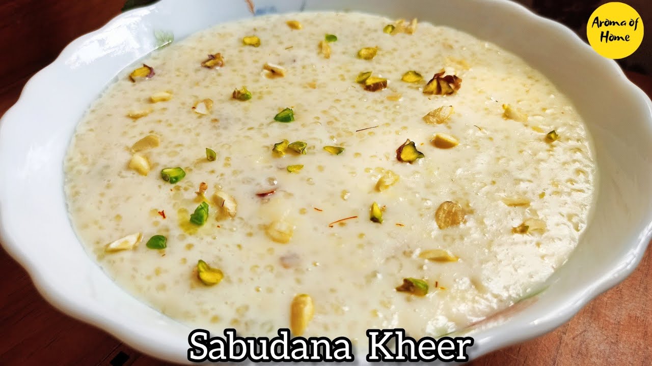 Sabudana kheer Quick Recipe|Sagu Recipe|How to Make Sabudana Kheer|Dessert Recipes|    Aroma of home
