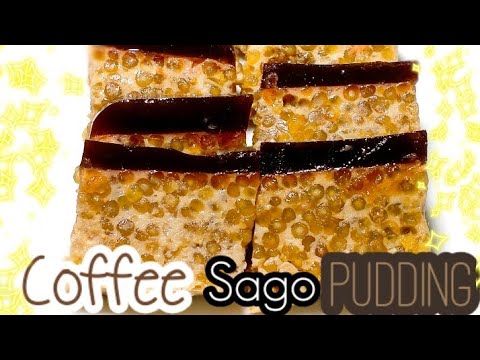 Coffee Sago Pudding || Indo Continental Fusion Dessert || Diet Dessert Recipe || Coffee Agar Dessert