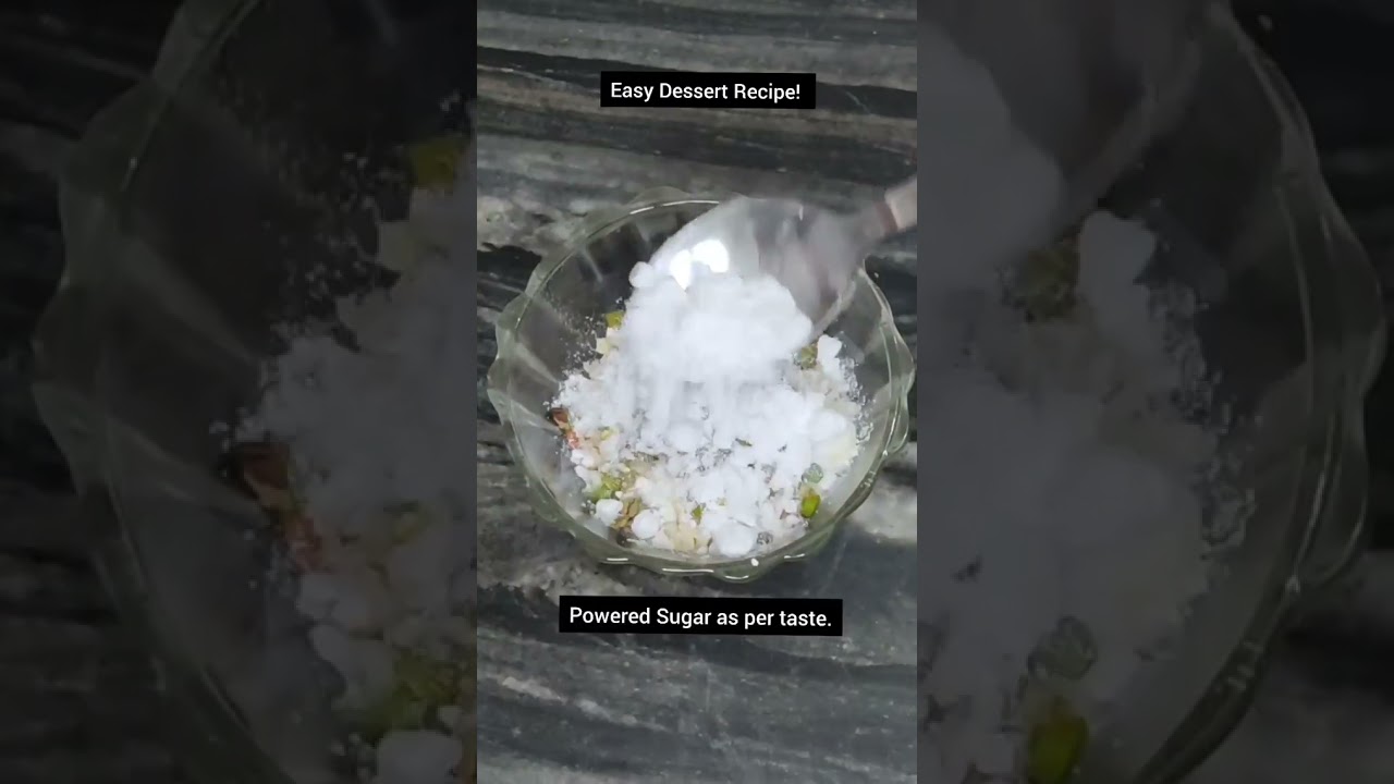 Easy Dessert Recipe ??