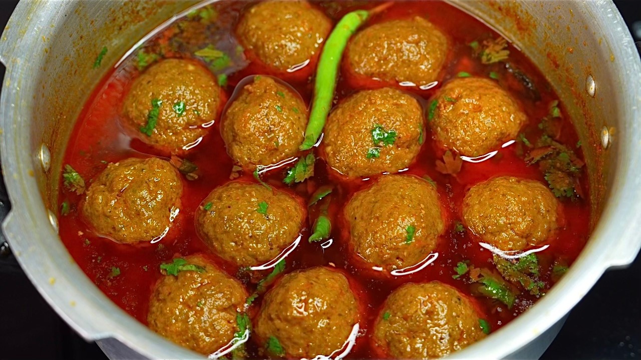 Kofta Curry Recipe | Beef Kofta Curry Recipe | How To Make Soft Kofta | Meatballs Recipe