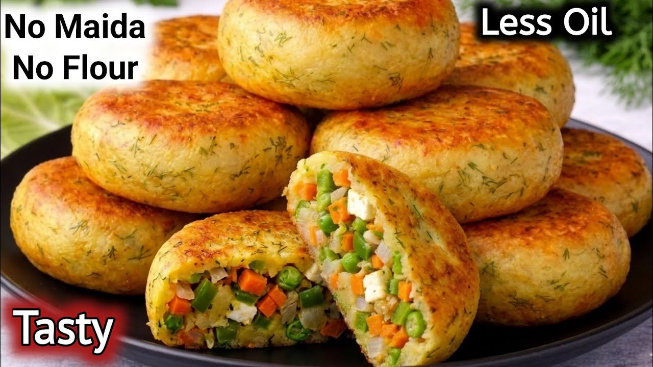 No Maida No Flour Healthy Breakfast Recipe | Kids Lunchbox | Tiffin Recipes | Easy Breakfast Recipe