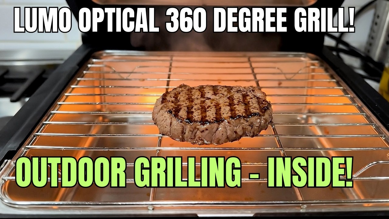 Cozytime LUMO 360 Optical Grill – Outdoor Grilling Comes to Your Kitchen!