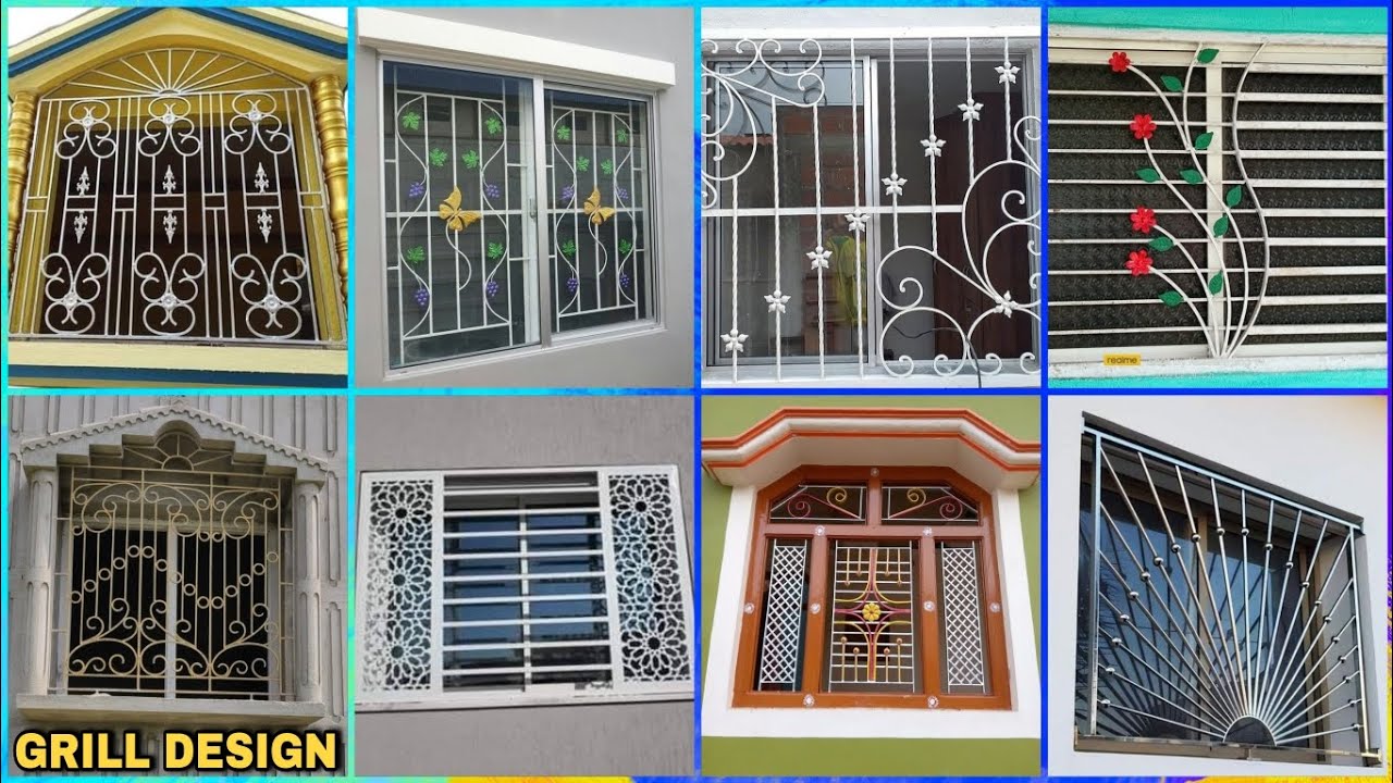 Modern Window Grill Designs for Home | Trending Steel & Iron Grill Ideas 2025