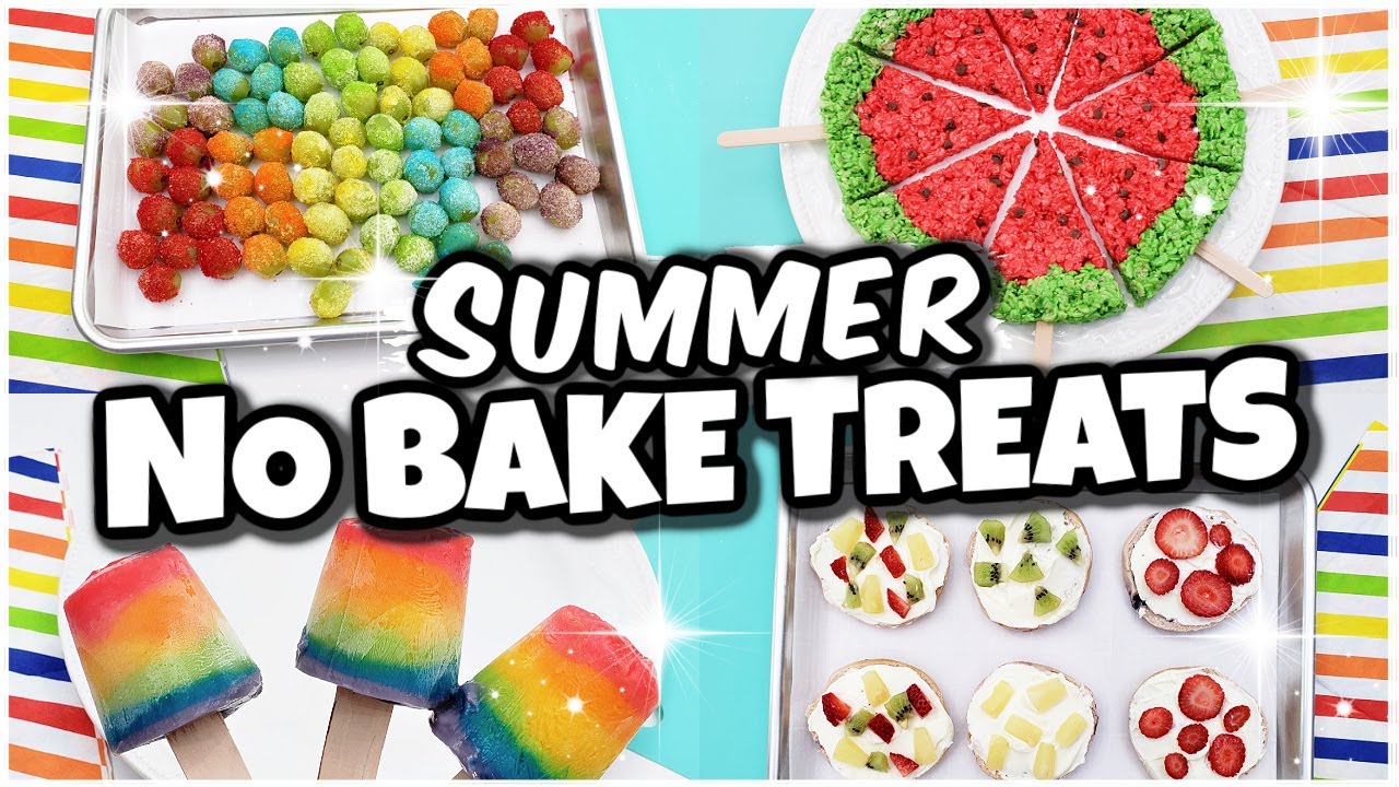 4 EASY “NO BAKE” Summer Treats Kids Can Make!