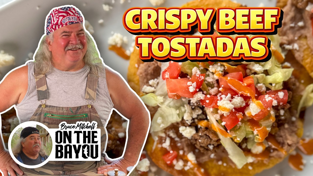Bruce Mitchell make Beef Tostadas on the Blackstone Griddle