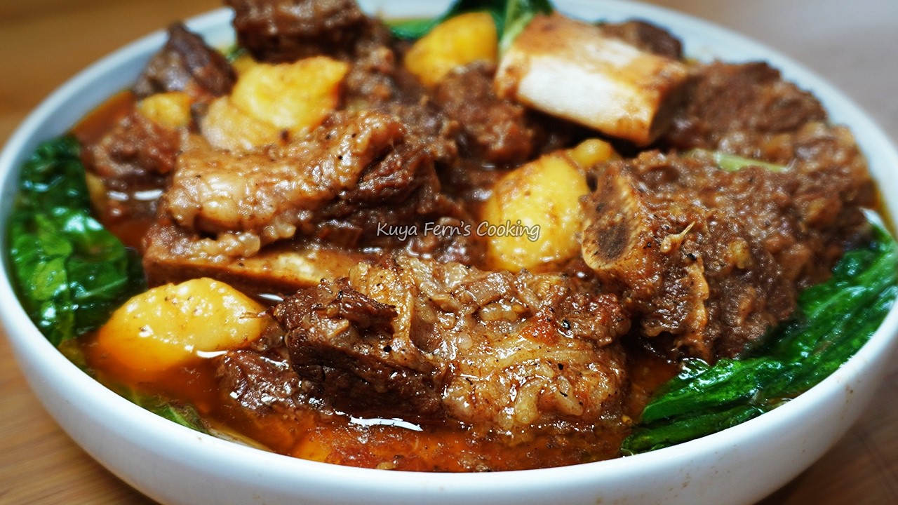 SIMPLENG SANGKAP PERO TAOB ANG KALDERO SA SARAP PAG GANITO ANG LUTO MO SA KINAMATISANG BEEF RIBS!!!