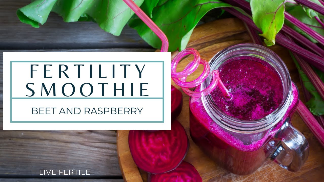 Simple Fertility Smoothie Recipe | Dietitian Created Beet and Raspberry Smoothie for Women’s Health