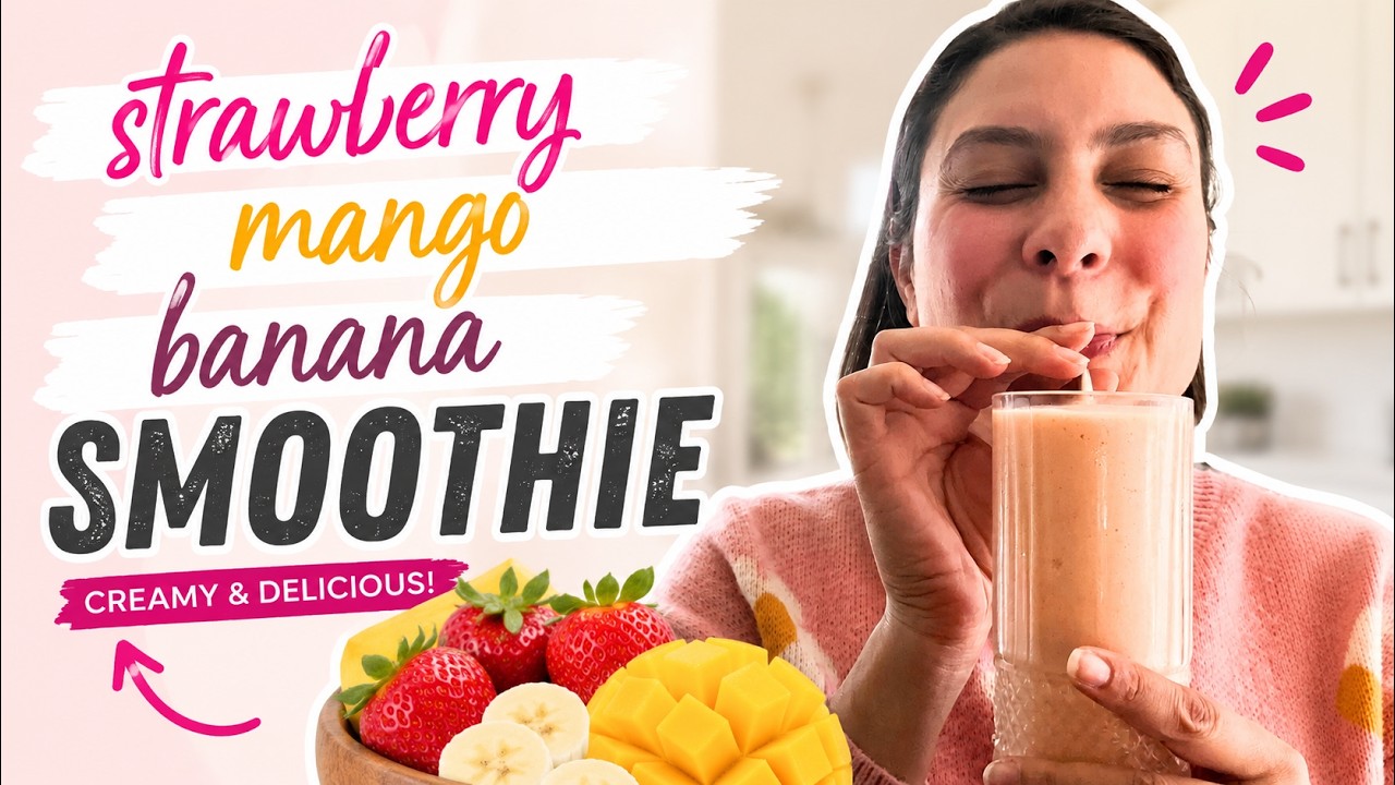 Strawberry Mango Banana Smoothie Recipe