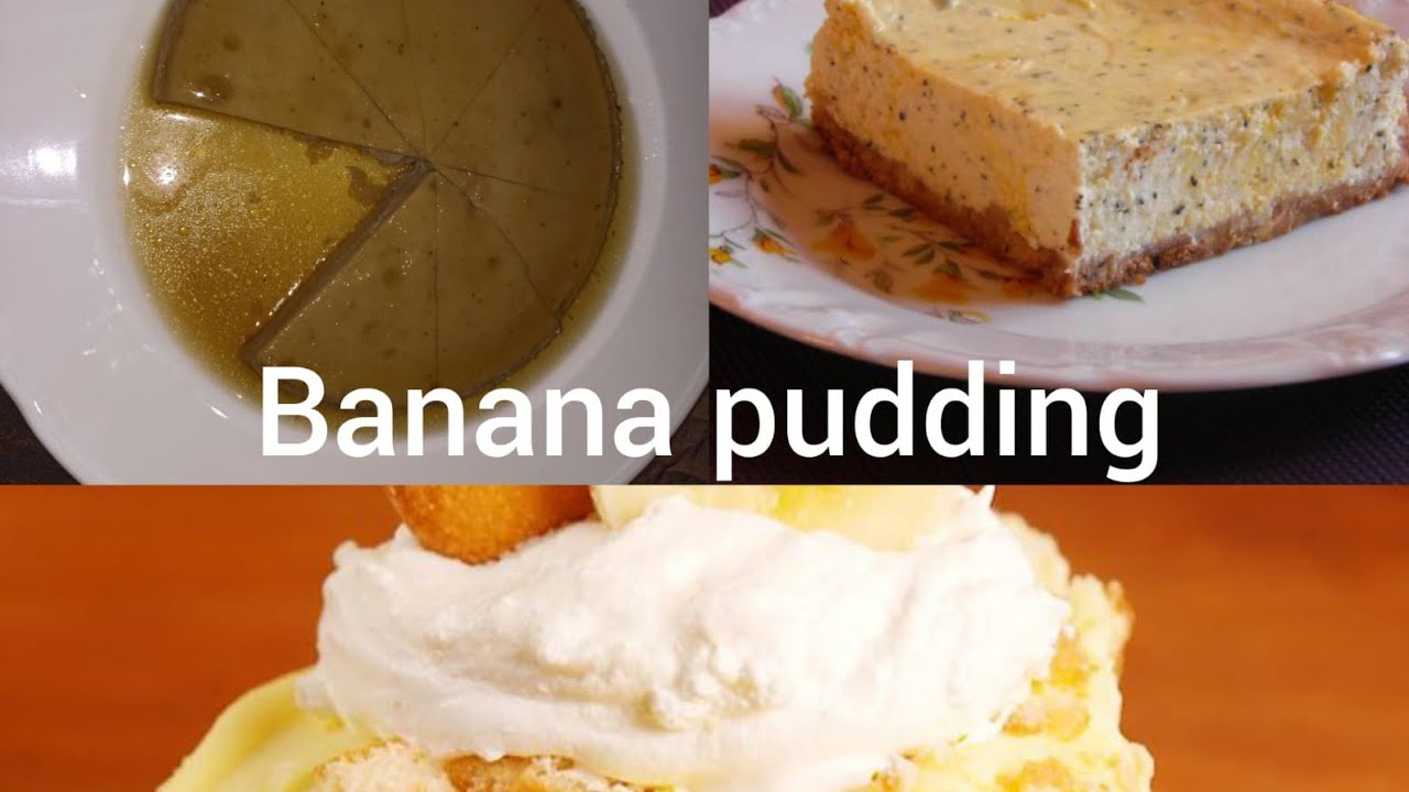 banana pudding/3ingrents pudding/how to make easy pudding/dessert recipe