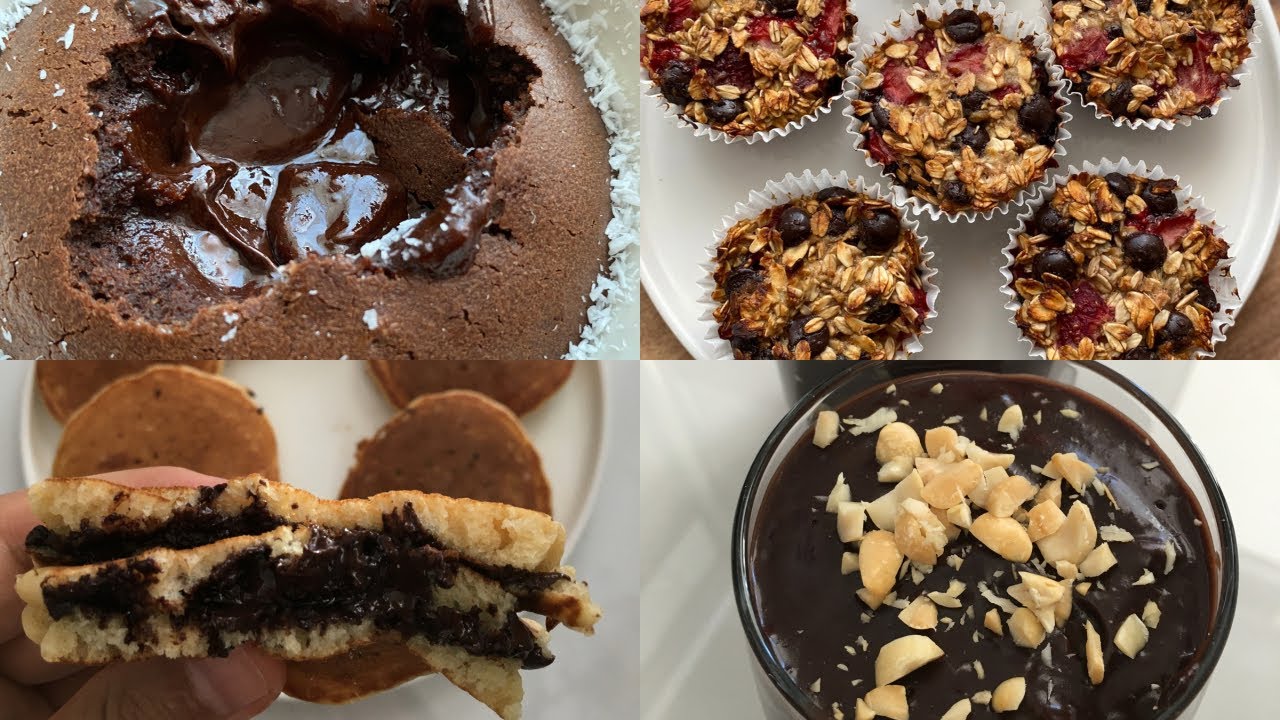 4 Different Chocolate Diet Dessert Recipes | Healthy & Fit Dessert Recipes