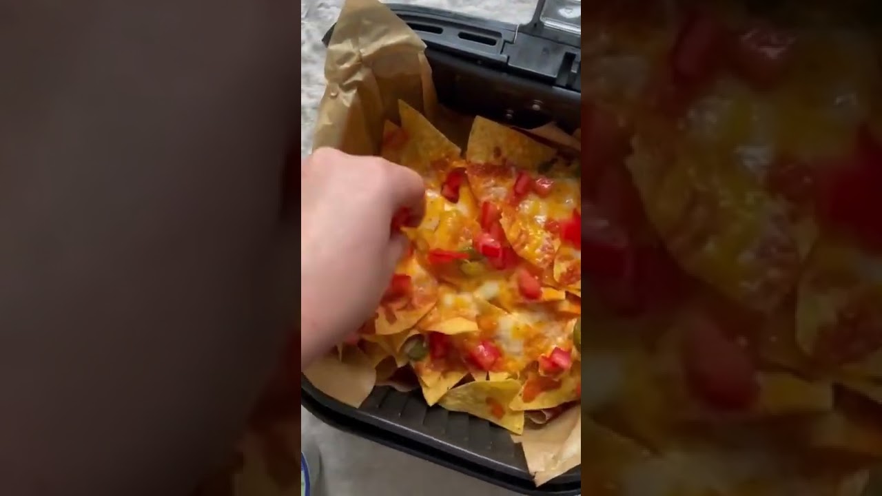 Air Fryer Nachos | Easy and Cheesy | Game Day Appetizer!