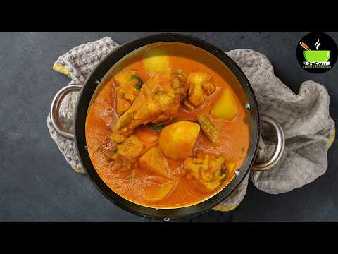 Aloo Chicken Curry Recipe | Potato Chicken Curry | Chicken Recipes | Non-Veg Curry | Chicken Curry
