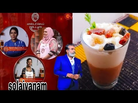 Master chef tamil solaivanam recipe/dessert recipes/master chef tamil green team recipe