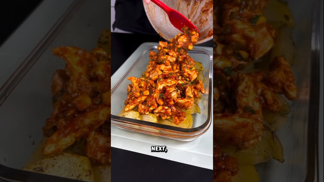 Roasted chicken and potato recipe | chicken recipes | potato recipes #foodshorts #recipe #shorts
