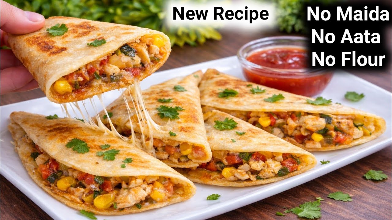 10 Minutes Healthy Pizza Pockets | Tiffin Recipe | Kids Lunch Box Recipes | Healthy Breakfast Ideas