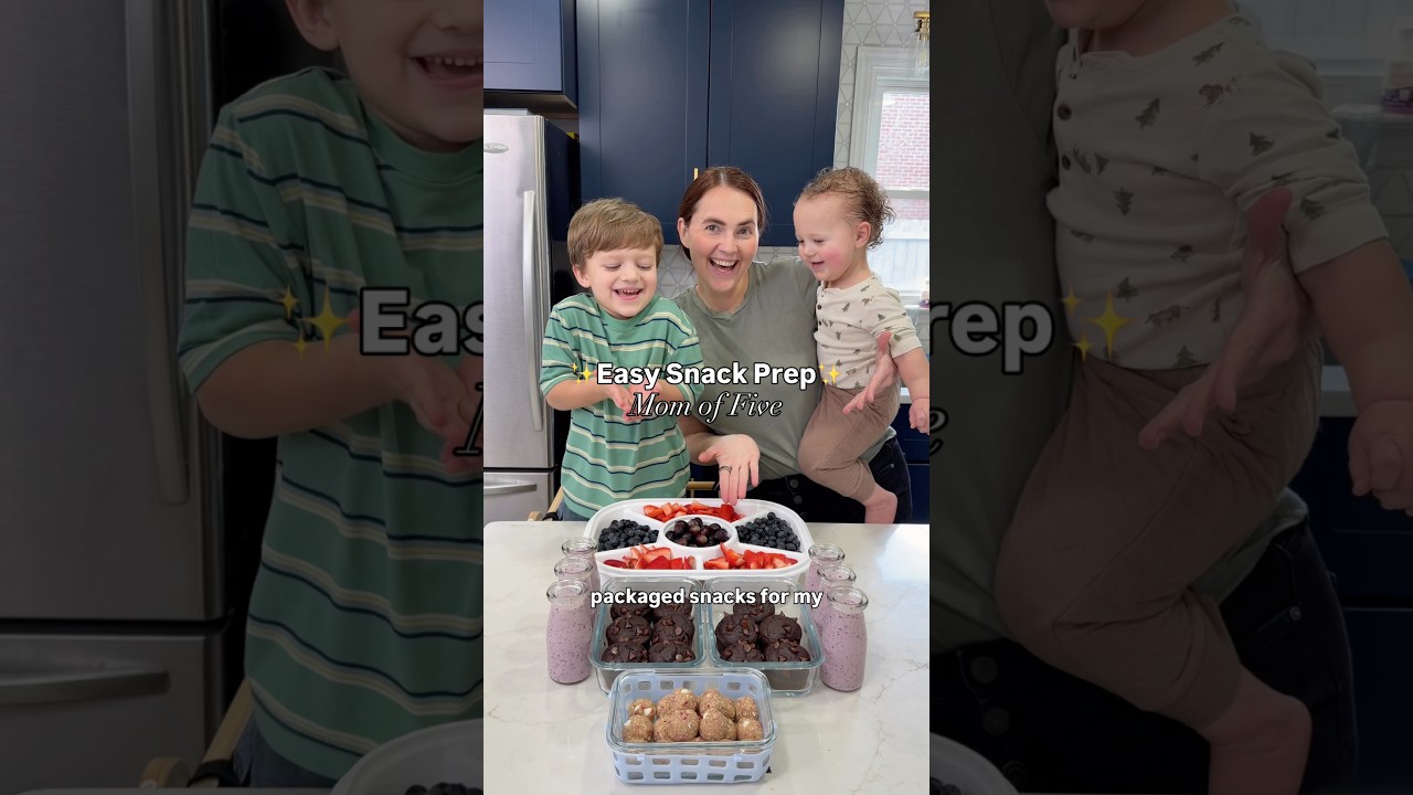 3 Homemade Snacks My Kids Love (No More Store-Bought!) #snackprep #snackideas #recipe