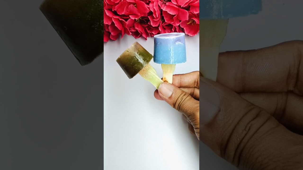 Easy Heart & Day Night Parle-G Biscuit Popsicle Recipe 🍧 | Quick Ice #shorts #icecream #viralshort