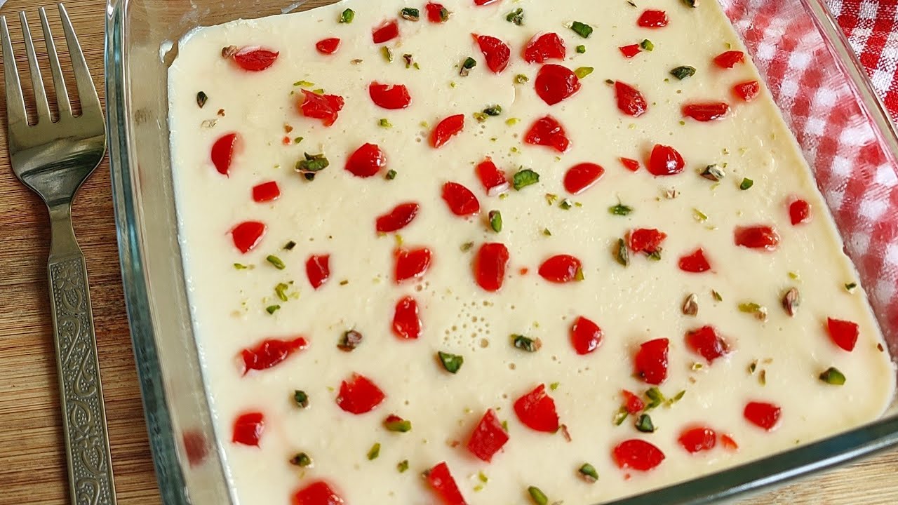 Eggless Milk Pudding || No Bake Milk Pudding Recipe || Milk Dessert ~ Moumita's Happy Cooking Lab