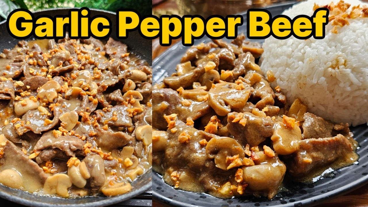 Garlic Pepper Beef Recipe | Tender & Juicy Beef in Rich Garlic Pepper Sauce | Easy Dinner Recipe