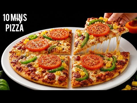 No Maida  No Flour Protein Rich Healthy Pizza  Recipe in 10 Minits | Easy Snacks Recipe