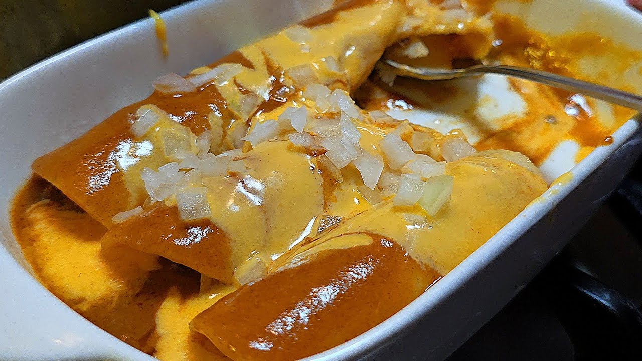 No-Oven Tex-Mex Beef Enchiladas | Cheesy Enchiladas Recipe EASY!