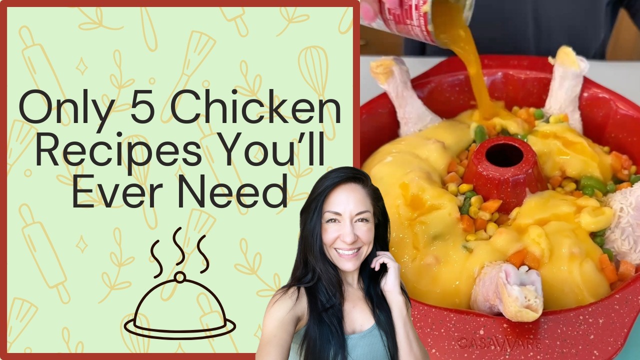 Only 5 Chicken Recipes You’ll Ever Need #chickendinner #easycooking #dinnerideas #recipeoftheday