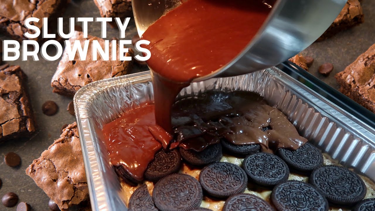 Slutty Brownies | Viral TikTok Recipes | TikTok Dessert Recipes | Fast Easy Desserts