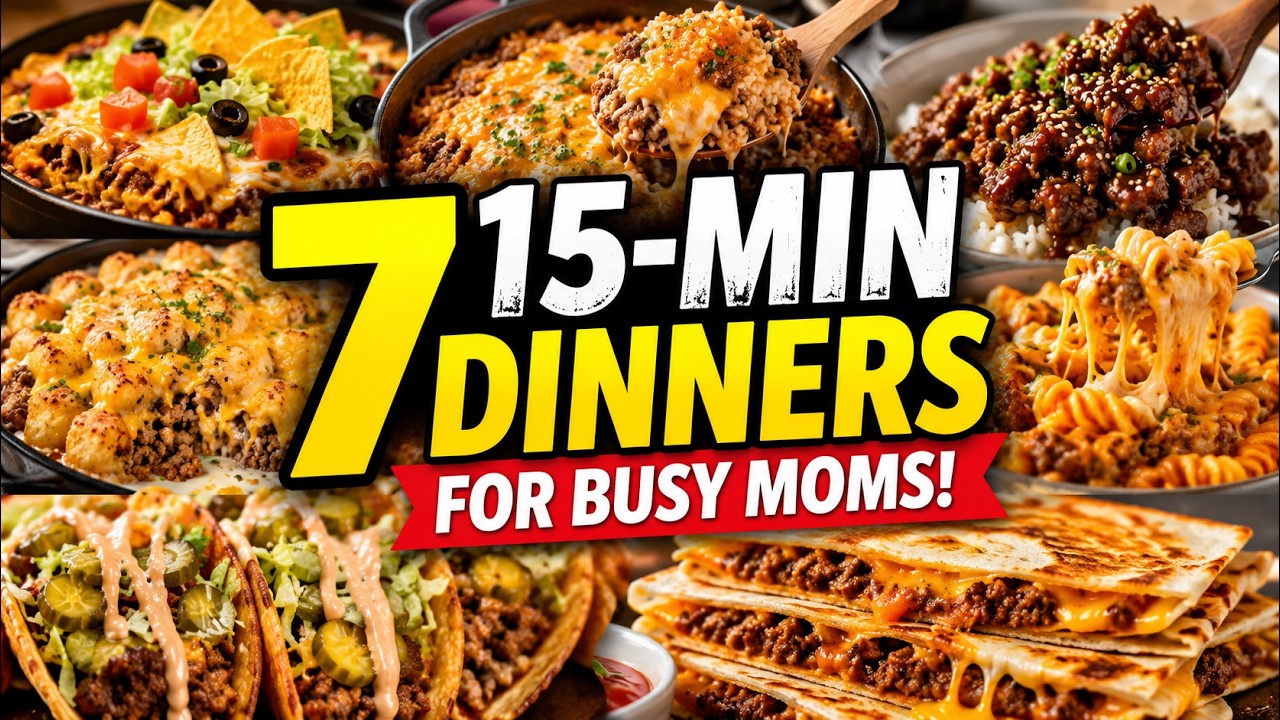Weekly Recipes | 7 VIRAL Ground Beef Dinners That Saved My Weeknights