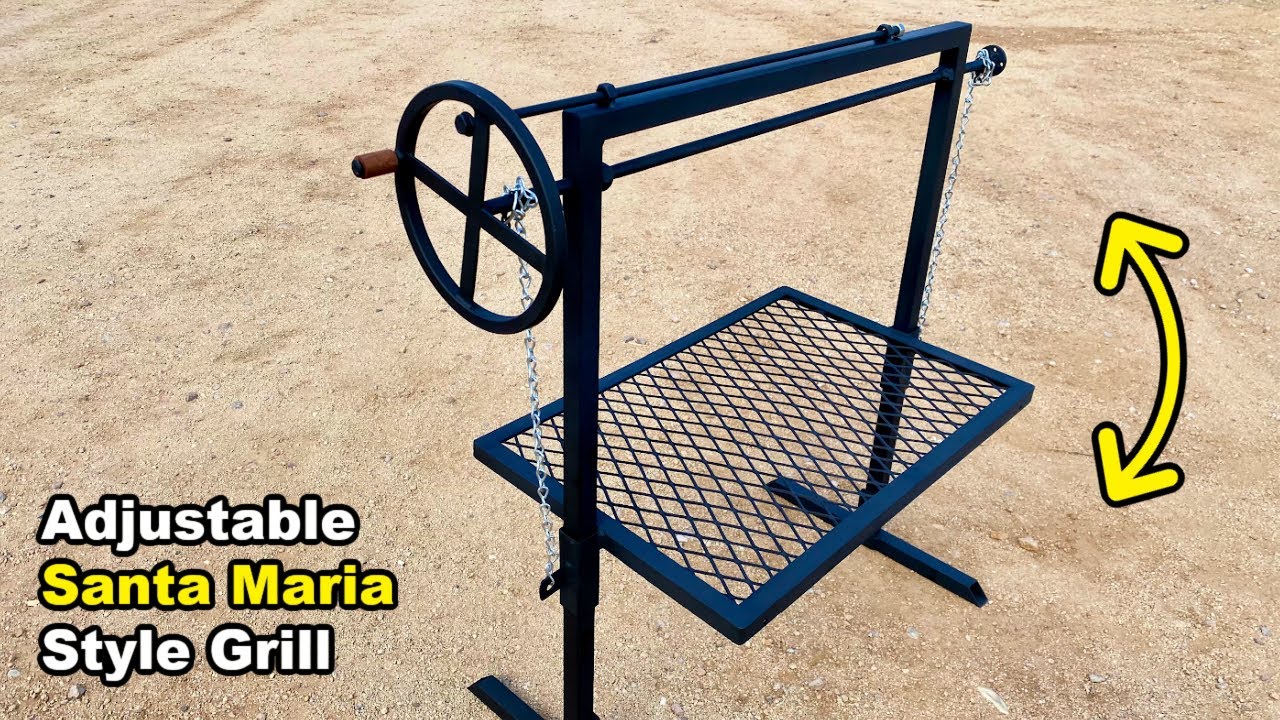 DIY Adjustable Firepit Grill – How to Make (Santa Maria Grill)