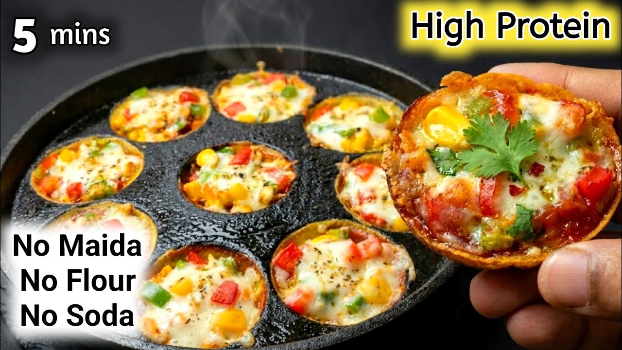 5 Minutes Healthy Pizza Bites | Kids Lunch Box Ideas | Easy Recipe | Pizza Recipe | Pizza Bites