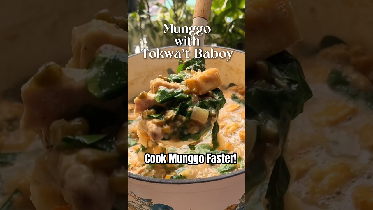 Cook Munggo Faster | Munggo with Tokwa’t Baboy (Mung Bean with Tofu & Pork!