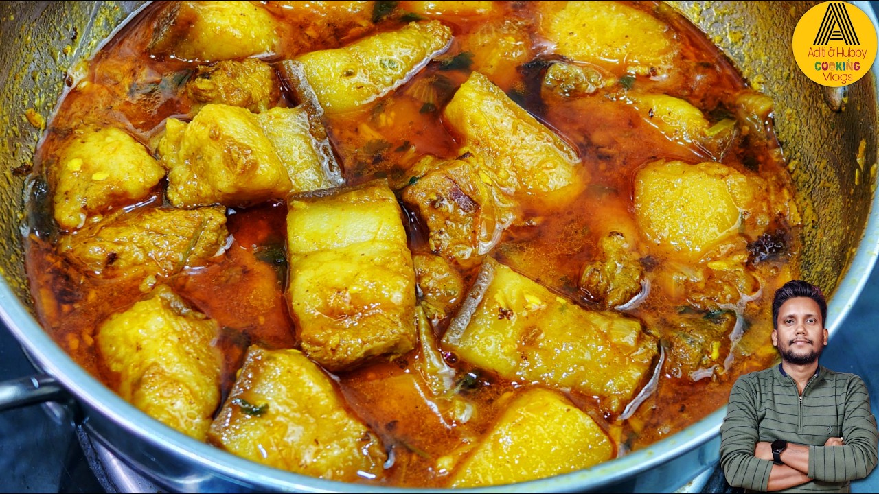 Cooking An Easy Pork Curry Recipe With Less Masala | Simple Pork Curry Indian Style