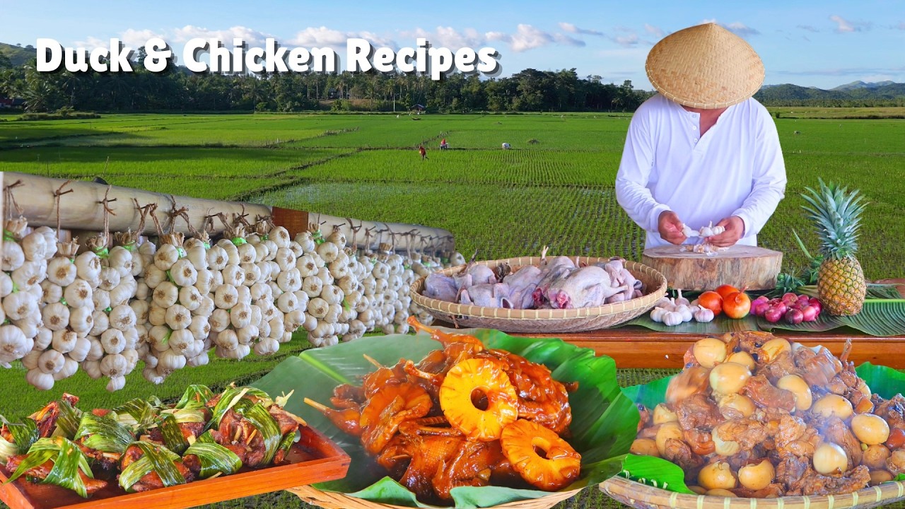Duck and Chicken Recipes | Patotin, Adobo, Fried Duck in Pandan Leaves