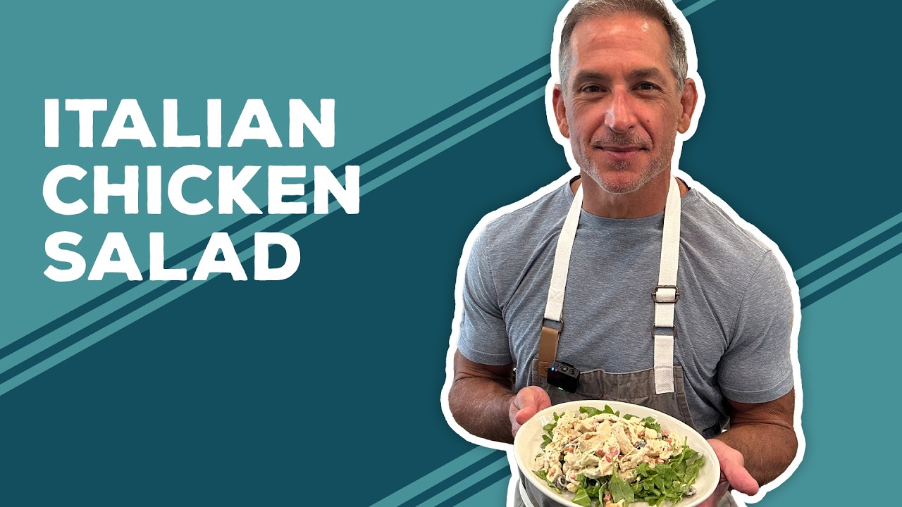 Love & Best Dishes: Italian Chicken Salad Recipe | Chicken Recipes for Lunch