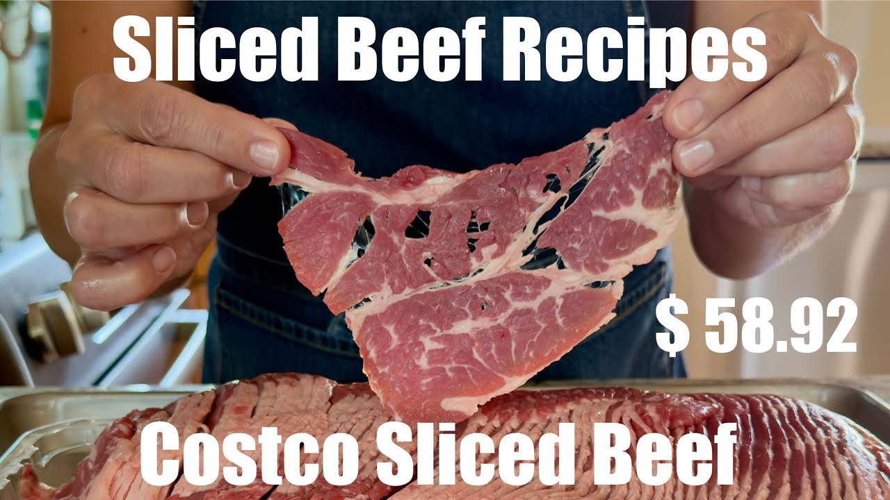 Sliced Beef / Sliced Beef Recipe / Costco / Costco Sliced Beef / Costco Beef / Beef Recipe/ ASMR