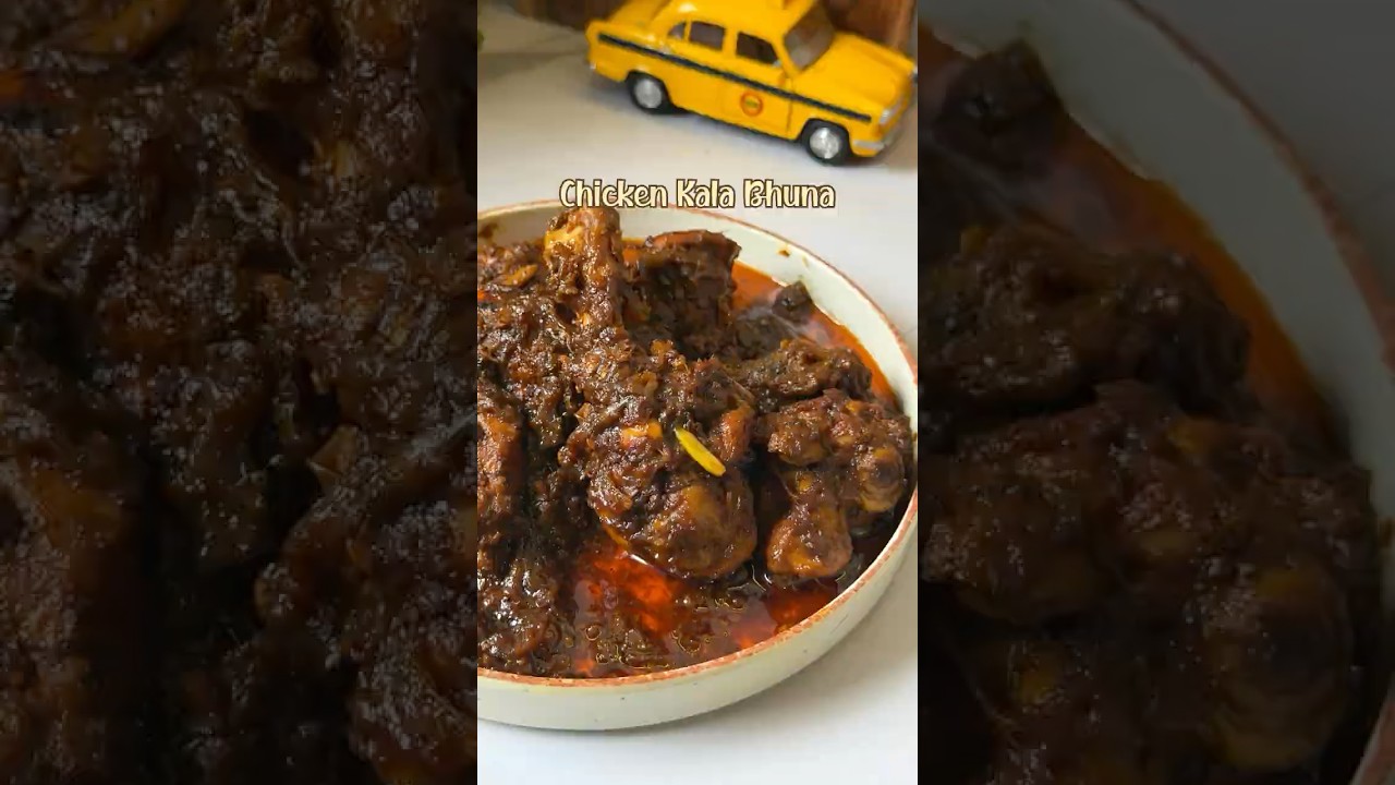 Weekend special in our home – Chicken Kala Bhuna #bengalifood #recipes