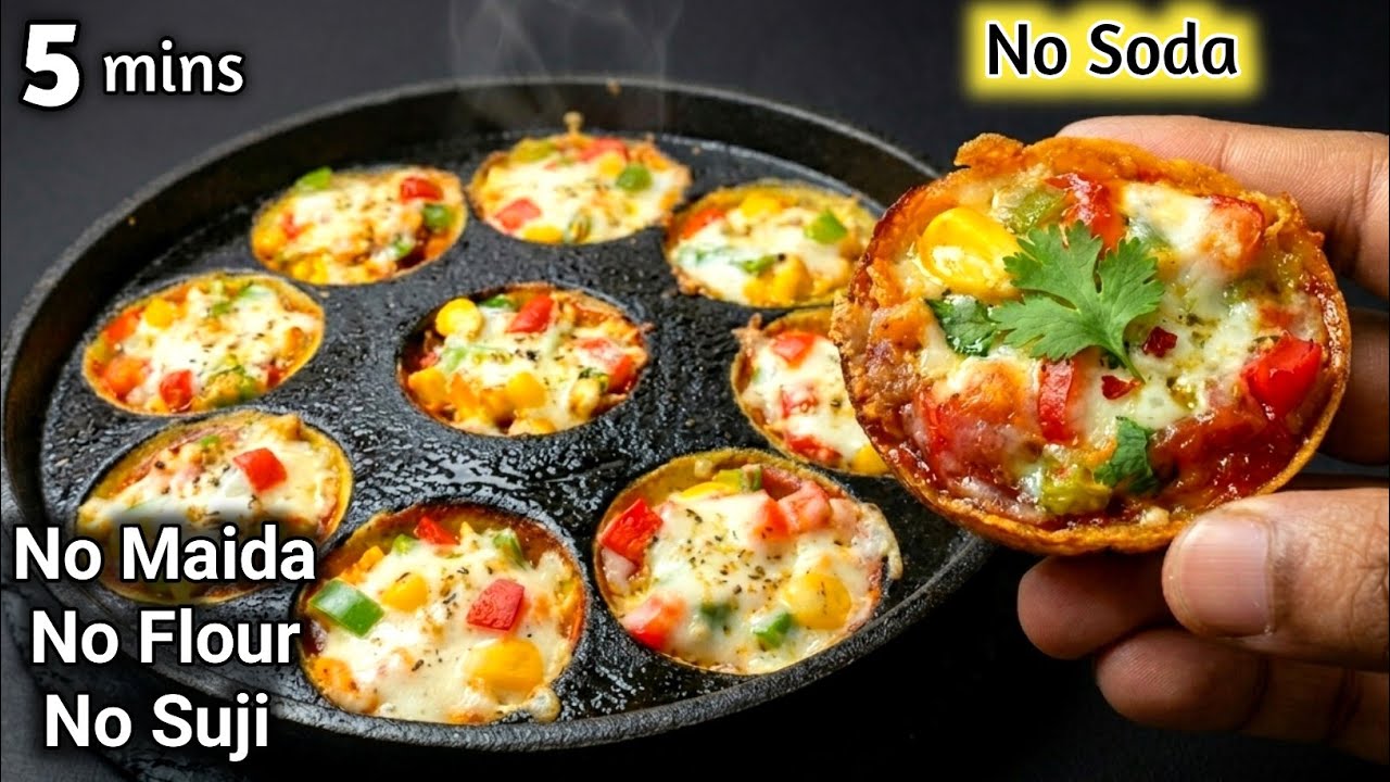 5 Minutes Healthy Pizza Bites | Kids Lunch Box Ideas | Tiffin Recipes | Pizza Recipe | Pizza Bites