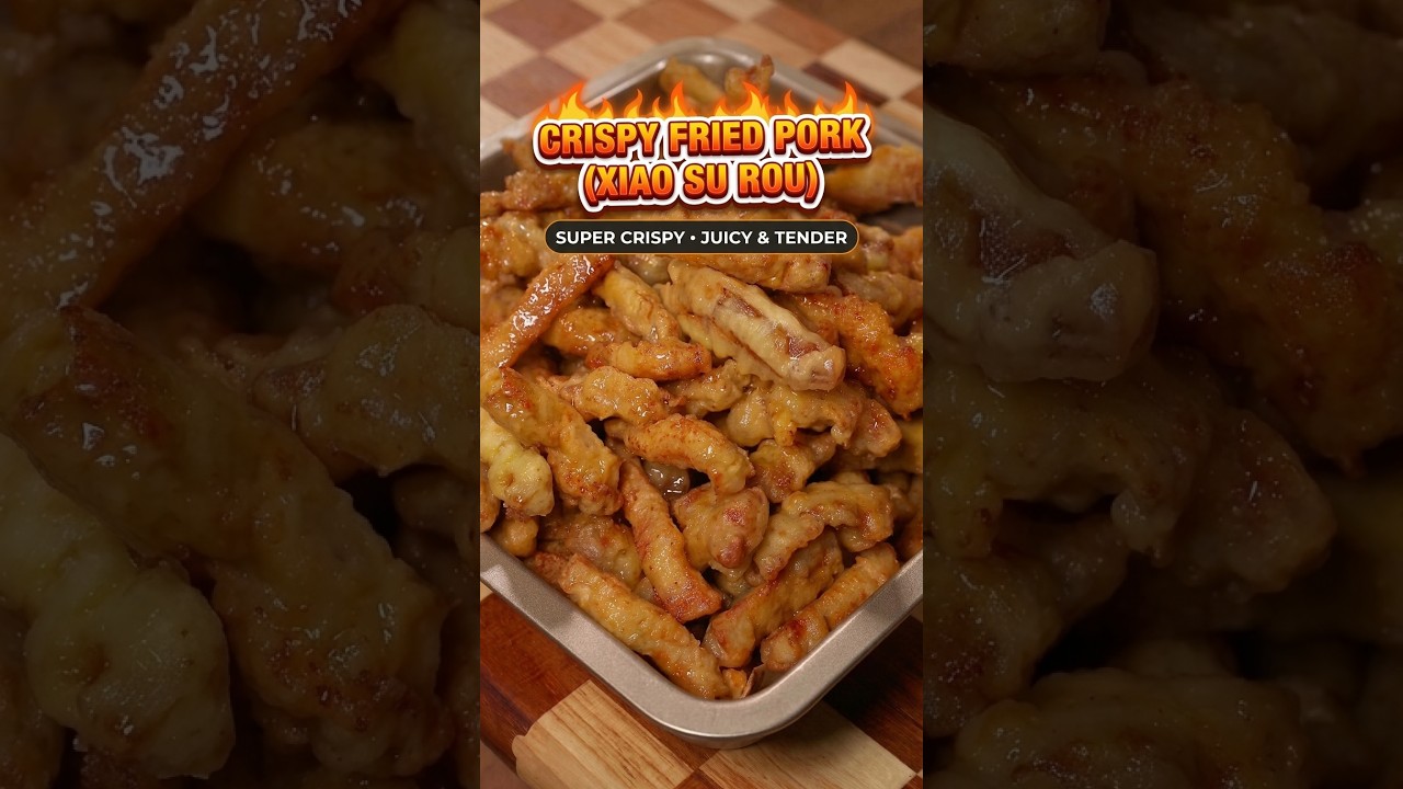Crispy Sichuan Fried Pork Strips Recipe | Xiao Li’s Kitchen | Quick & Easy Chinese Recipes