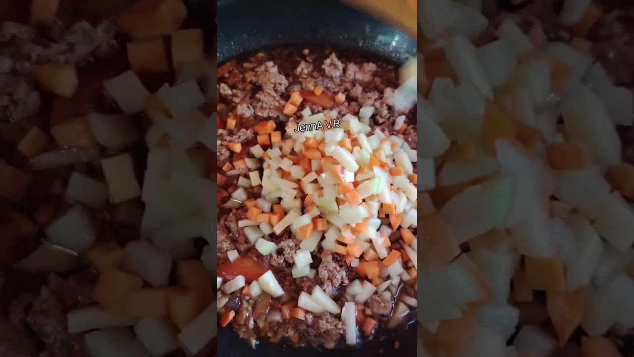 Ground Chicken with Veggies | Chicken recipes #chickenrecipe #cooking #ulamideas #jennavb
