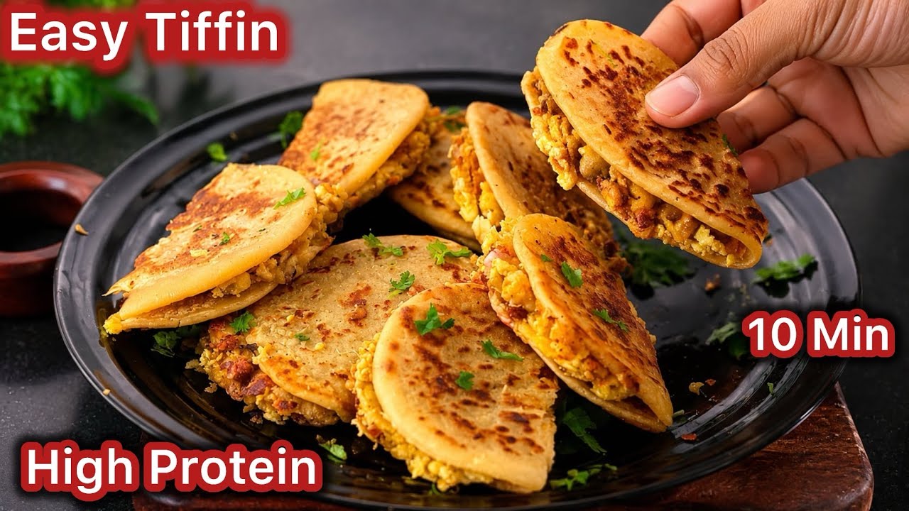 High Protein Easy Breakfast Recipe In 10 Minutes / Easy Kids Tiffin Recipe / Healthy Snacks Recipe