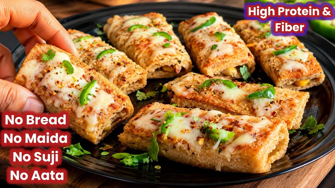 NO BREAD! High Protein And Fiber Rich  Breakfast Recipe/ Healthy Breakfast Ideas / Kids Lunchbox