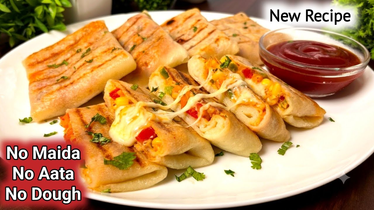 No Maida Healthy Pizza Pockets | Tiffin Recipes | Kids Lunchbox Recipes | Veg Pizza Pocket | Snacks
