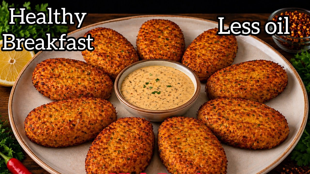 Stop Eating Bread! Try This Less Oil /No Flour Healthy Veg Breakfast | Easy Breakfast Recipes 😋