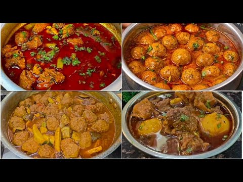 3 Defferent Beef/Mutton Recipes| Gosht Ka Patla Salan+Aloo Gosht+Kofta Curry| New Winter Spl Recipes