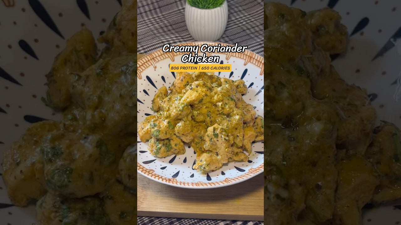 Coriander Chicken Recipe | Healthy Chicken Recipes for Weight Loss