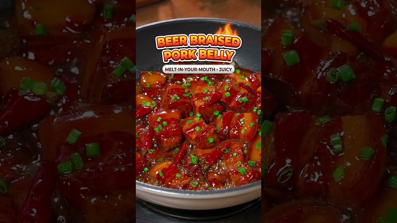 Melt-In-Your-Mouth Braised Pork Belly Recipe | Xiao Li’s Kitchen | Quick & Easy Chinese Recipes