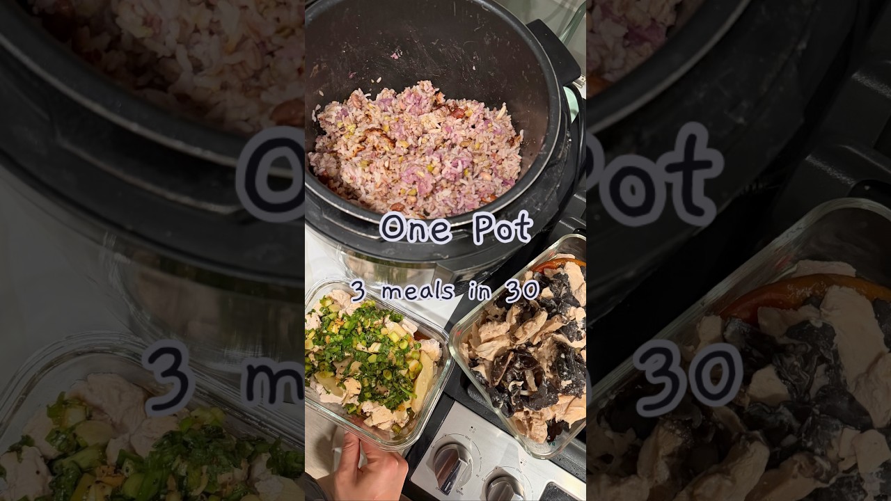 One Pot Meal Prep | High Fiber & Protein | Chicken Recipes